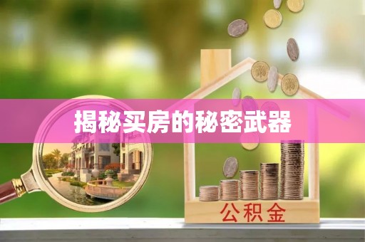 溪湖揭秘买房的秘密武器