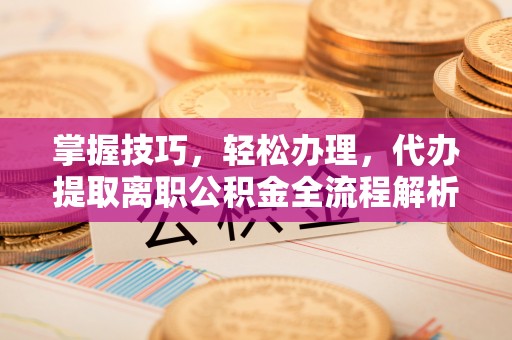 溪湖掌握技巧，轻松办理，代办提取离职公积金全流程解析
