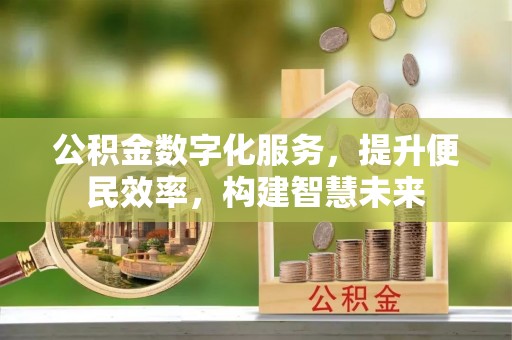 溪湖公积金数字化服务，提升便民效率，构建智慧未来