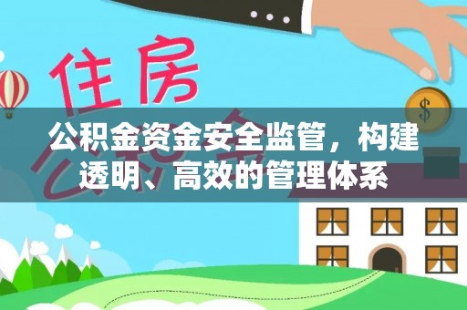 溪湖公积金资金安全监管，构建透明、高效的管理体系