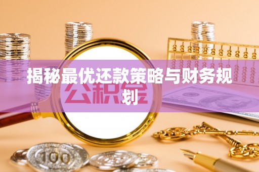 溪湖揭秘最优还款策略与财务规划