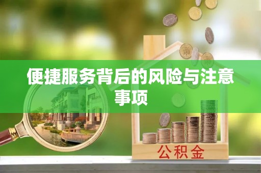 溪湖便捷服务背后的风险与注意事项